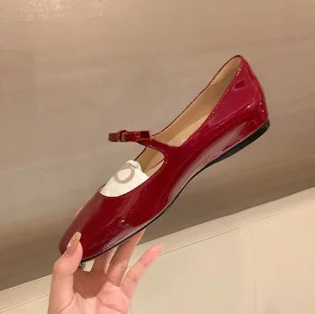 Sapatilha Vera Vermelho acetinado