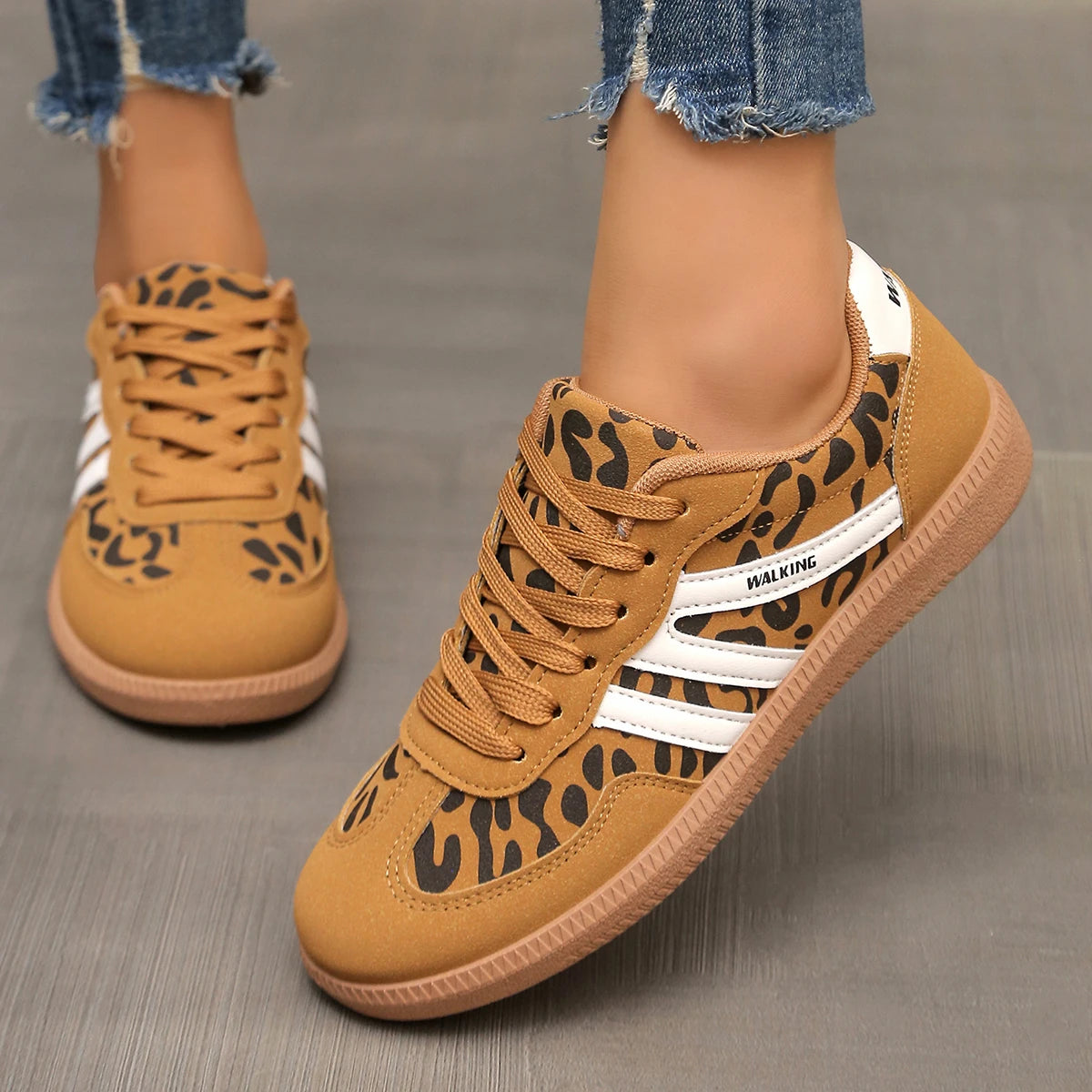 Tênis Casual Ravel Leopardo