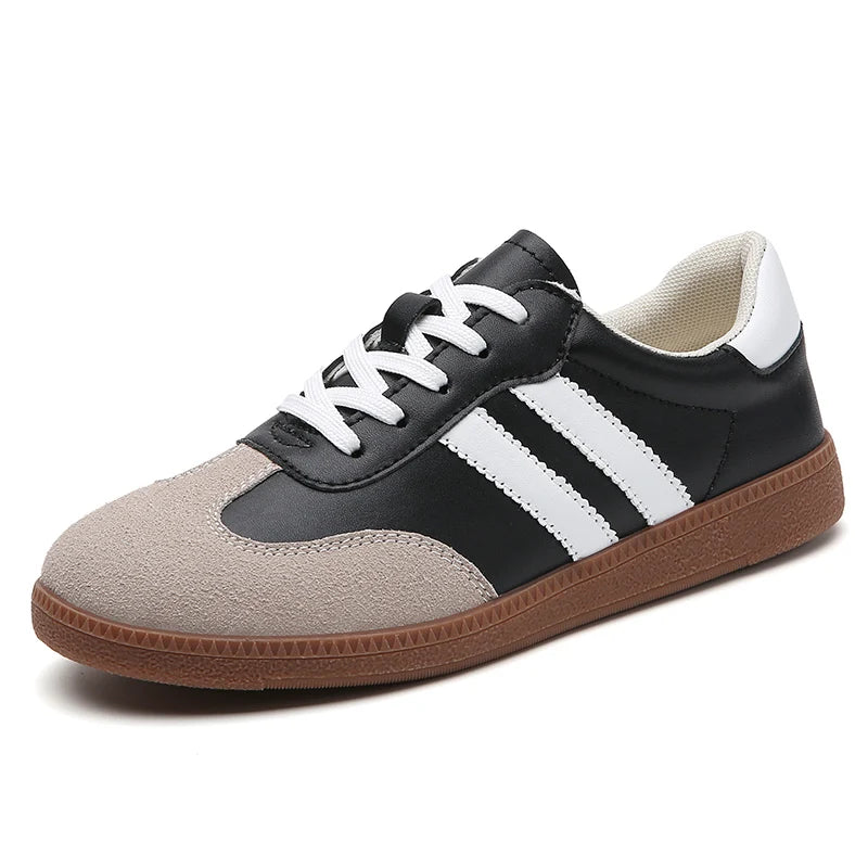 Tênis Casual Gisele Branco com Preto