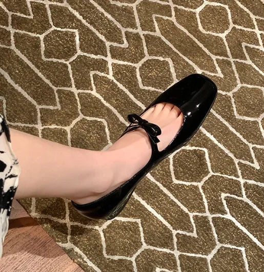 Sapatilha Vera Preto acetinado