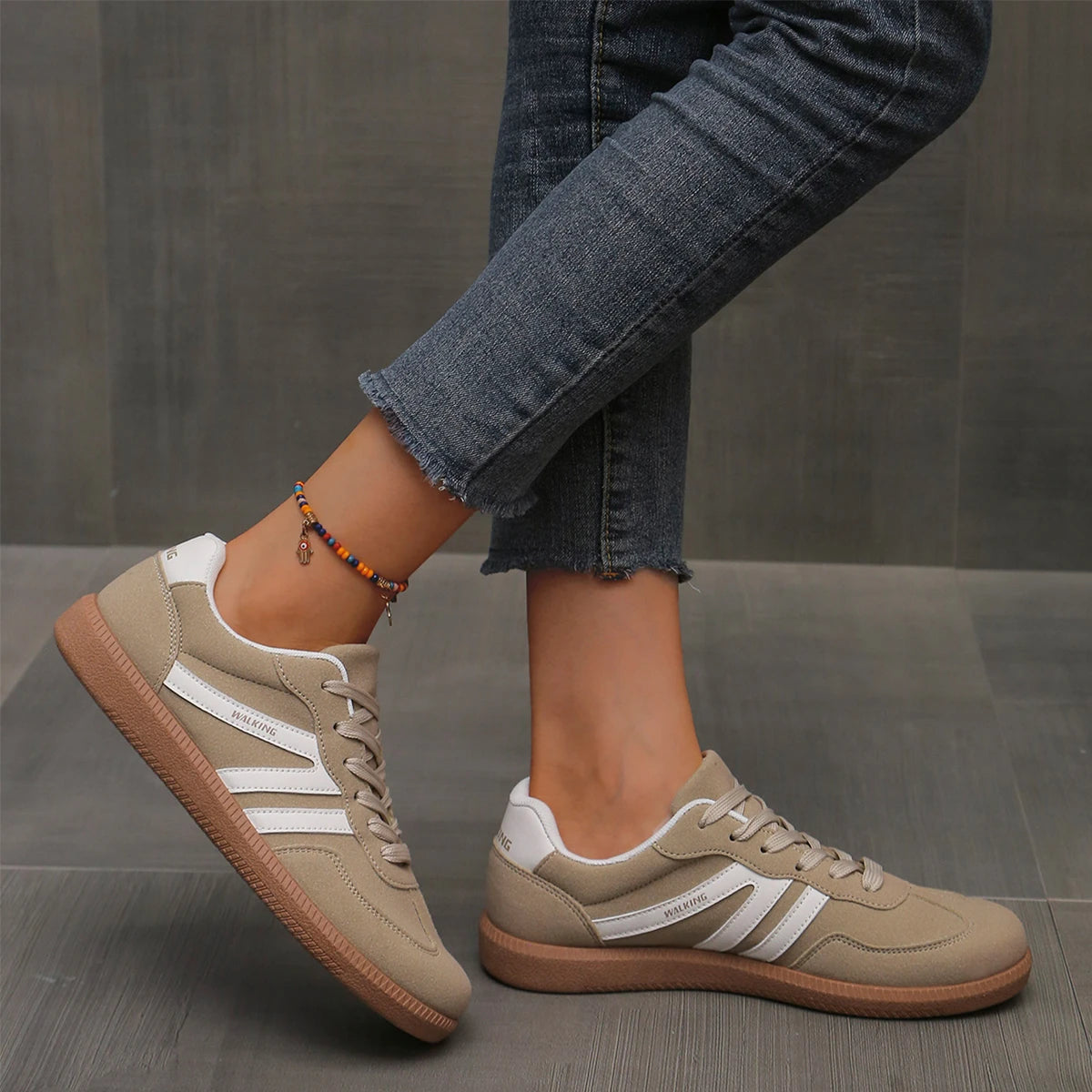 Tênis Casual Ravel Caqui