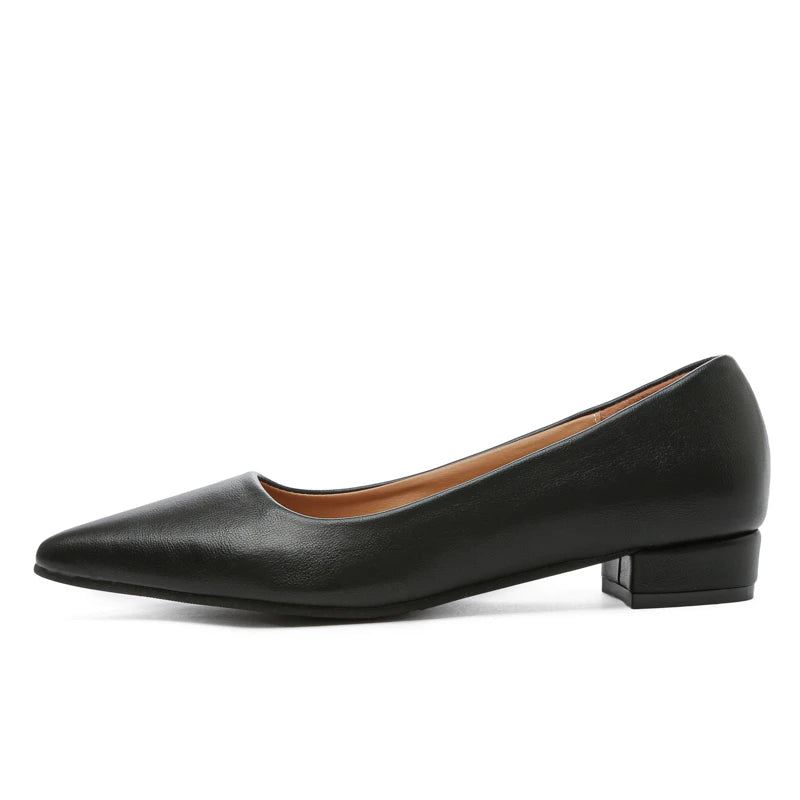 Sapato Salto Baixo Alure Preto