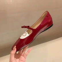 Sapatilha Vera Vermelho acetinado