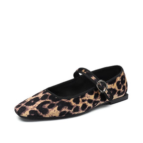Sapatilha Maryjane Leopardo