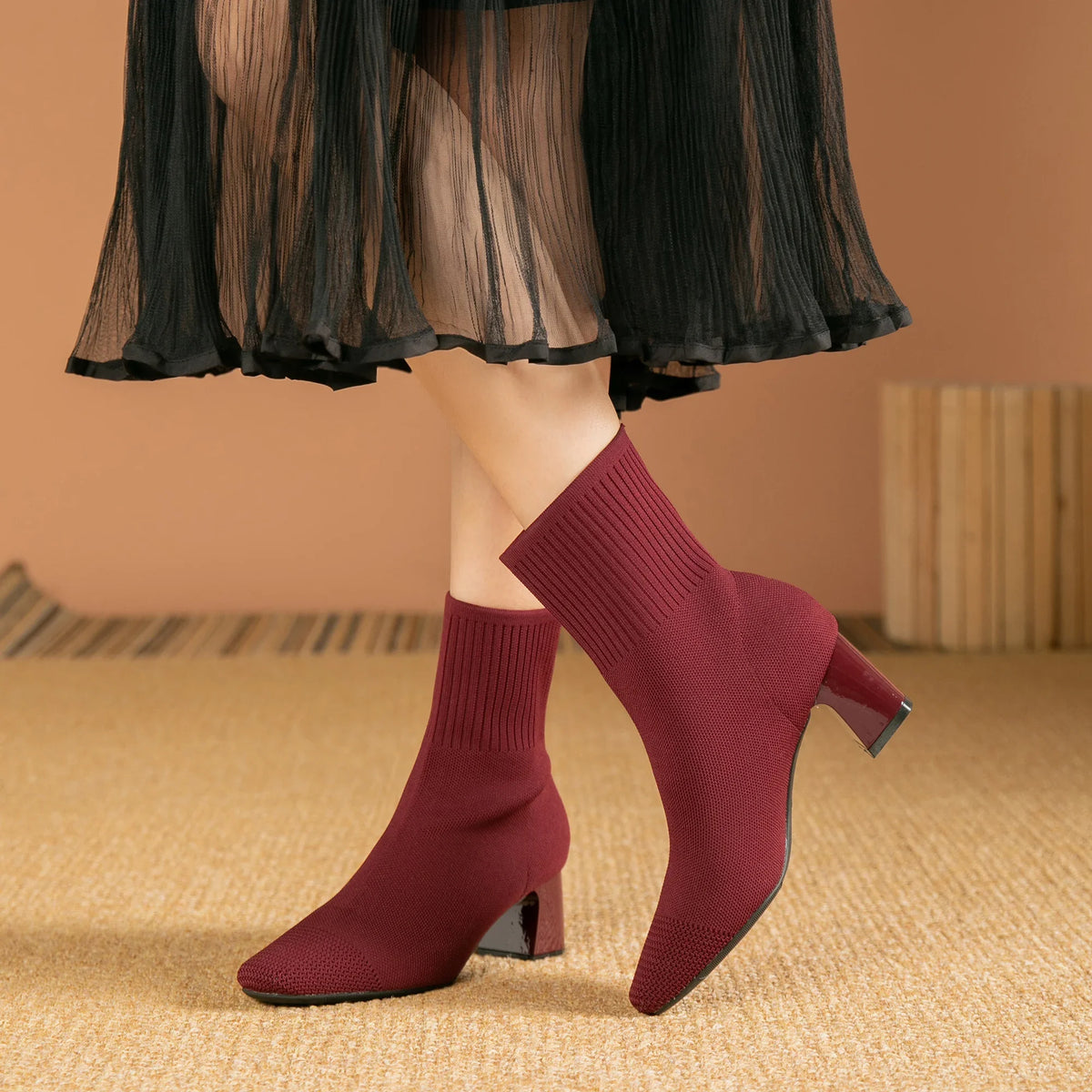 Bota London Malha Confortável